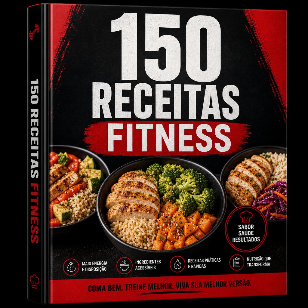 Capa do bônus 150 Receitas Fitness do Coach de Bolso