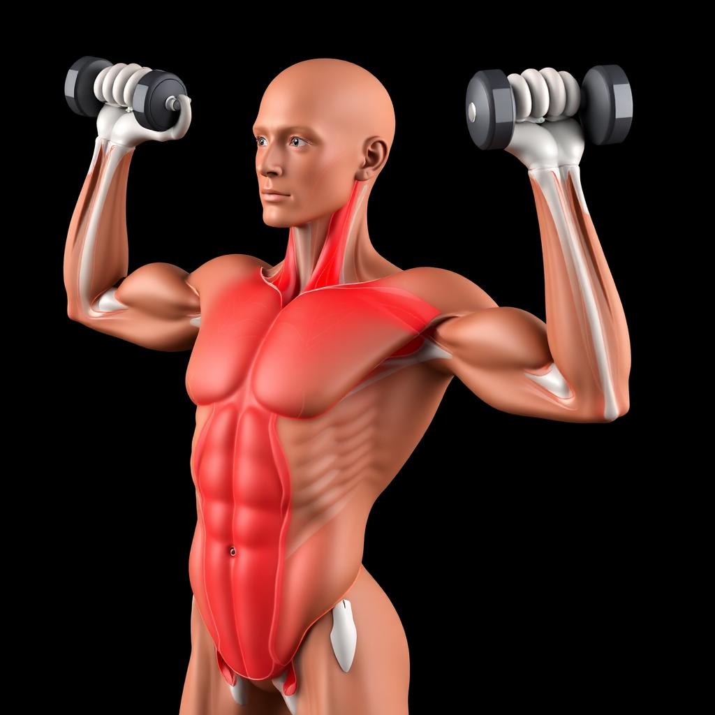 Demonstração do exercício Elevação lateral